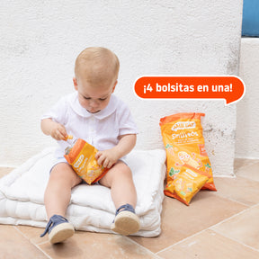 Corn, oat and carrot smilitos
