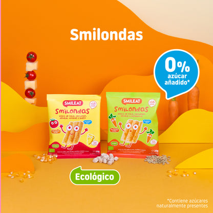 Empaques de snacks de maíz sin azúcar añadido