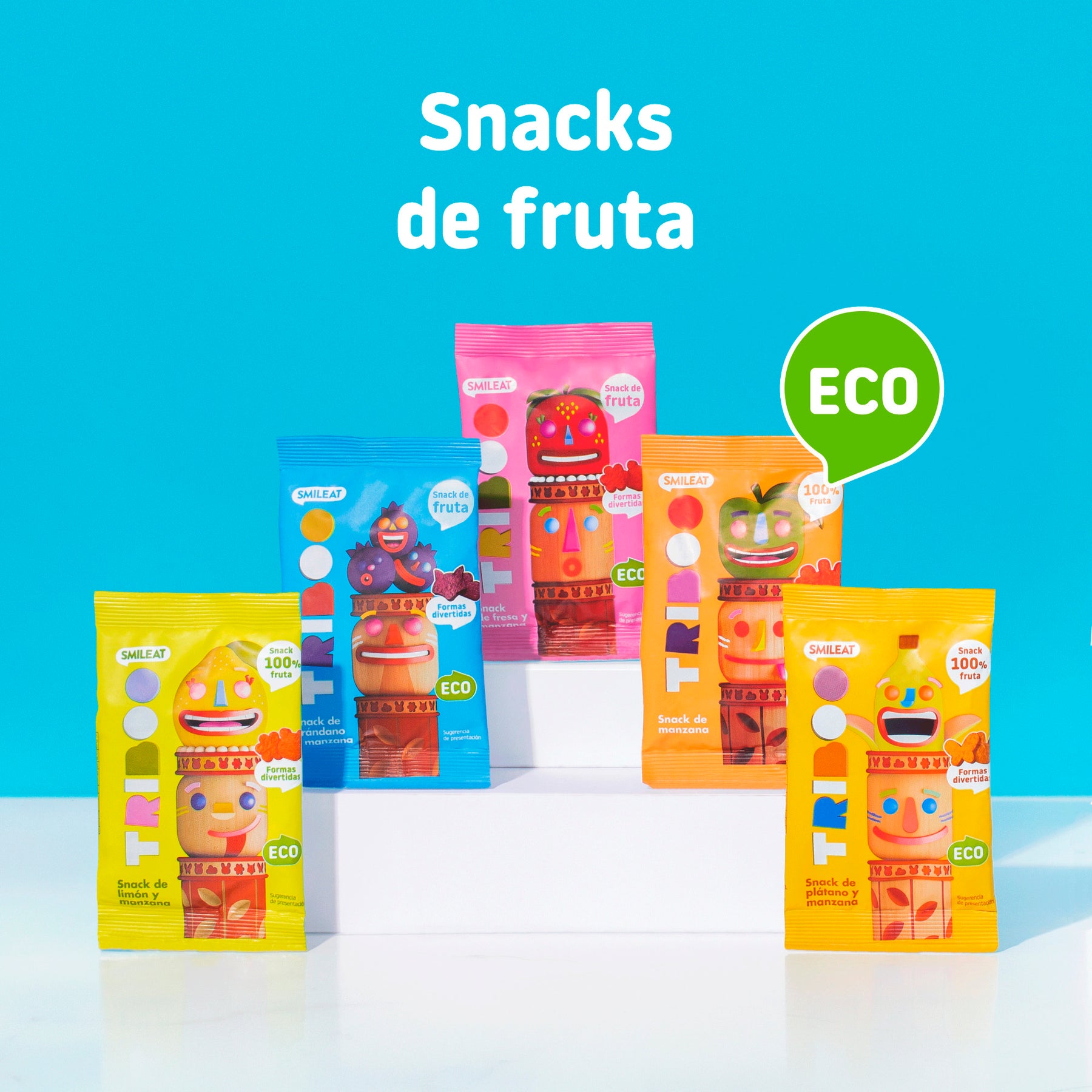 Snacks de fruta ecológico