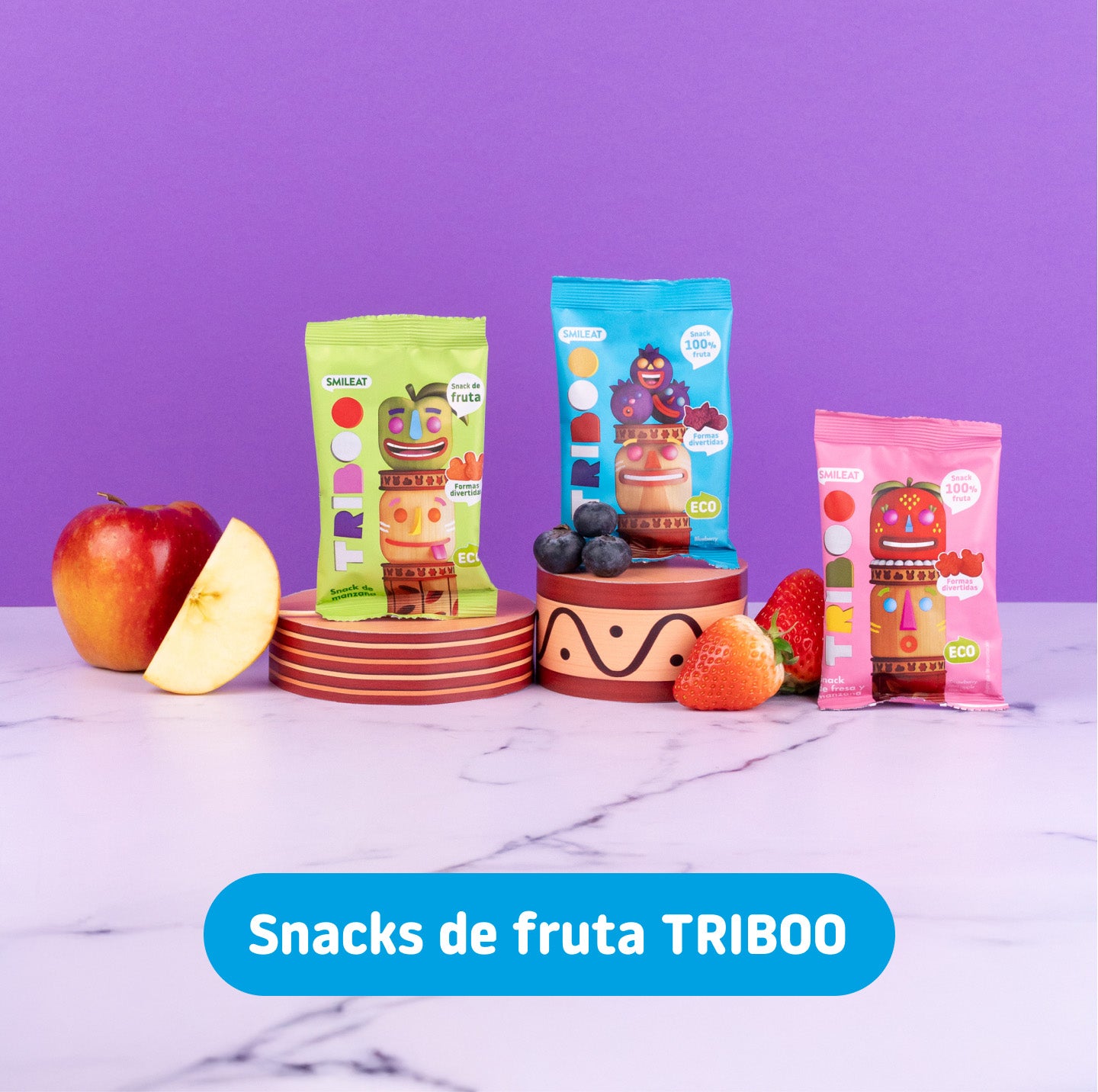 Merienda o snack sin azúcares añadidos de frutas
