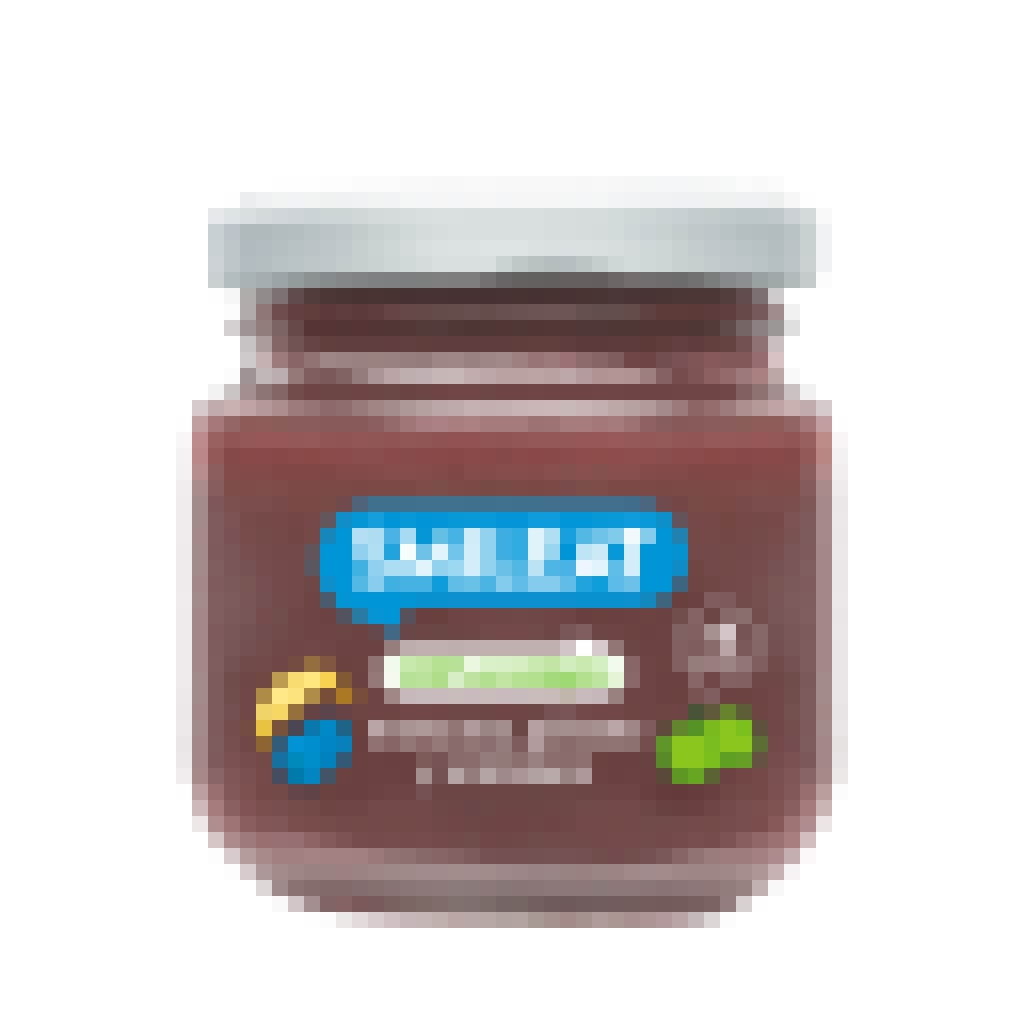 Jar of blueberries for babies aged 6 months and older