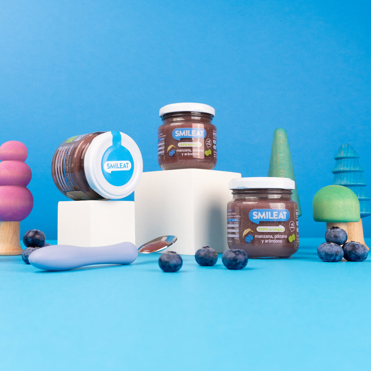 Meriendas y desayunos para bebes a partir de 6 meses tarrito de frutas