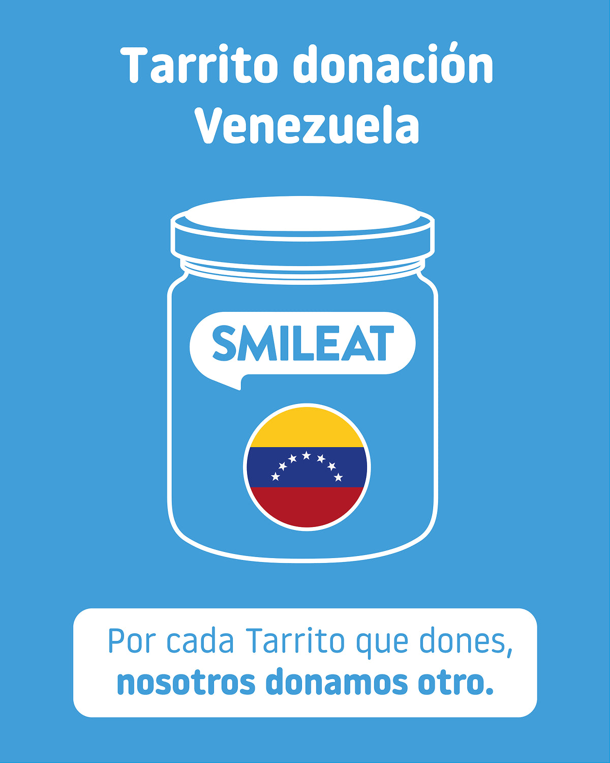 Tarrito donación Venezuela