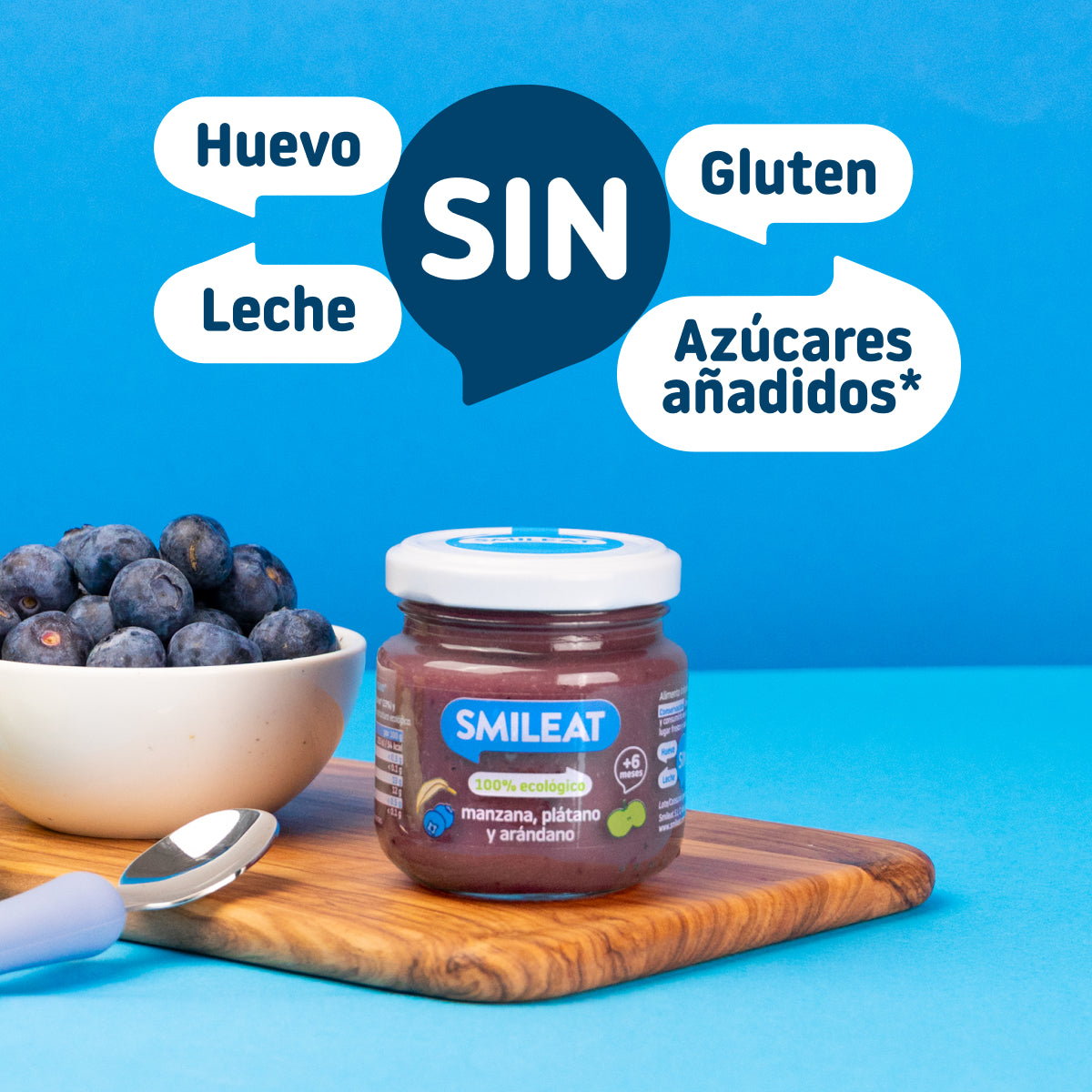 Para bebes a partir de +6 meses tarrito de frutas sin azúcares añadidos