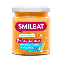 Boião de PE-DA-CI-NHOS lentilha vermelha com quinoa