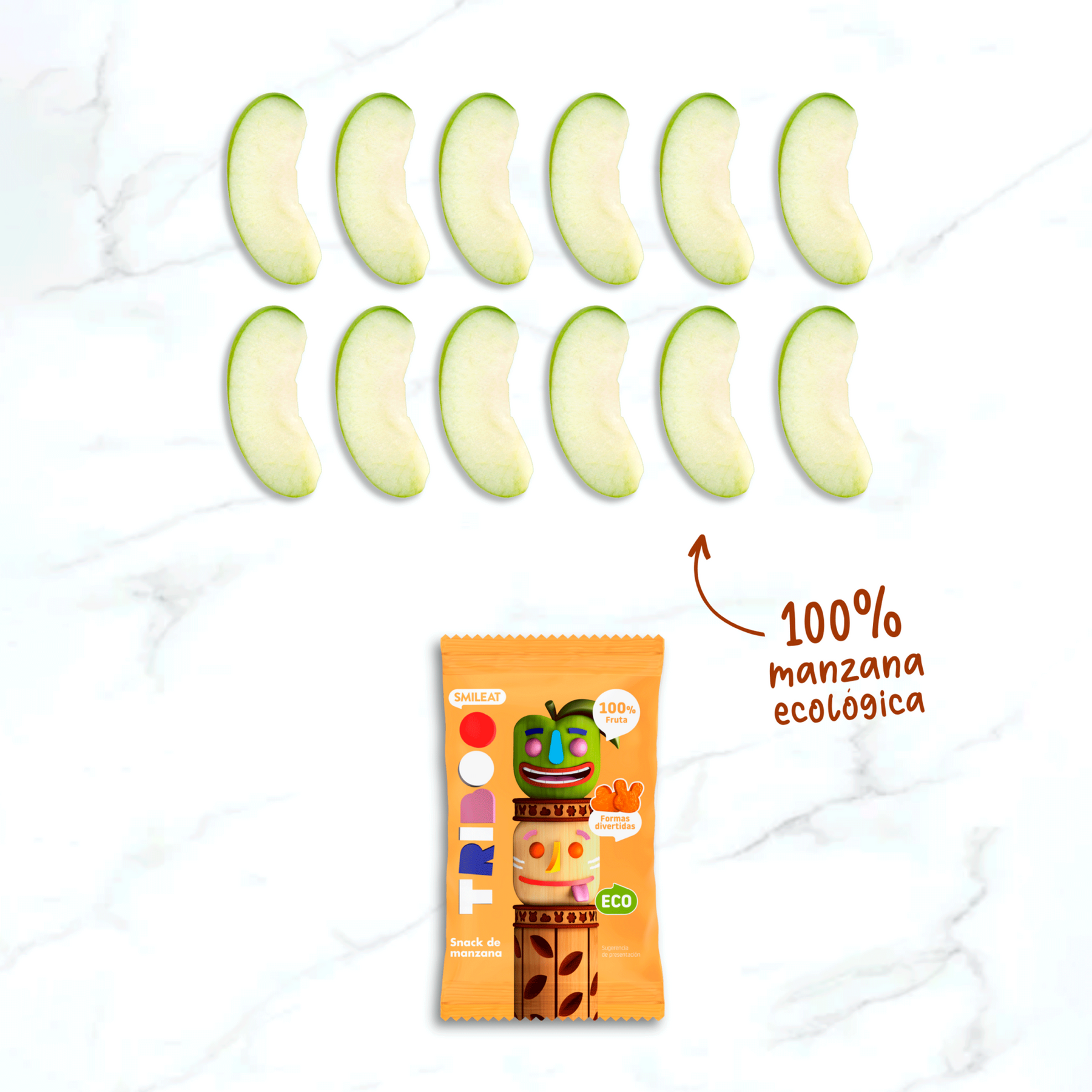 Snack TRIBOO de manzana