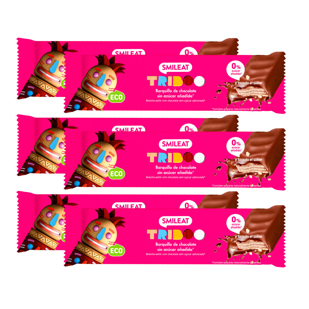 Pack of chocolate-covered wafers