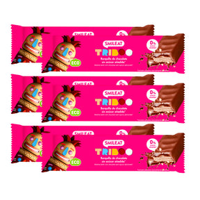 Pack Barquillos recubiertos de chocolate 6uds