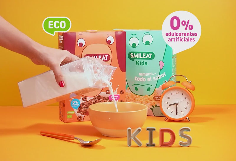 Cereales ecológicos 0% edulcorantes artificiales para peques mayores de 3 años