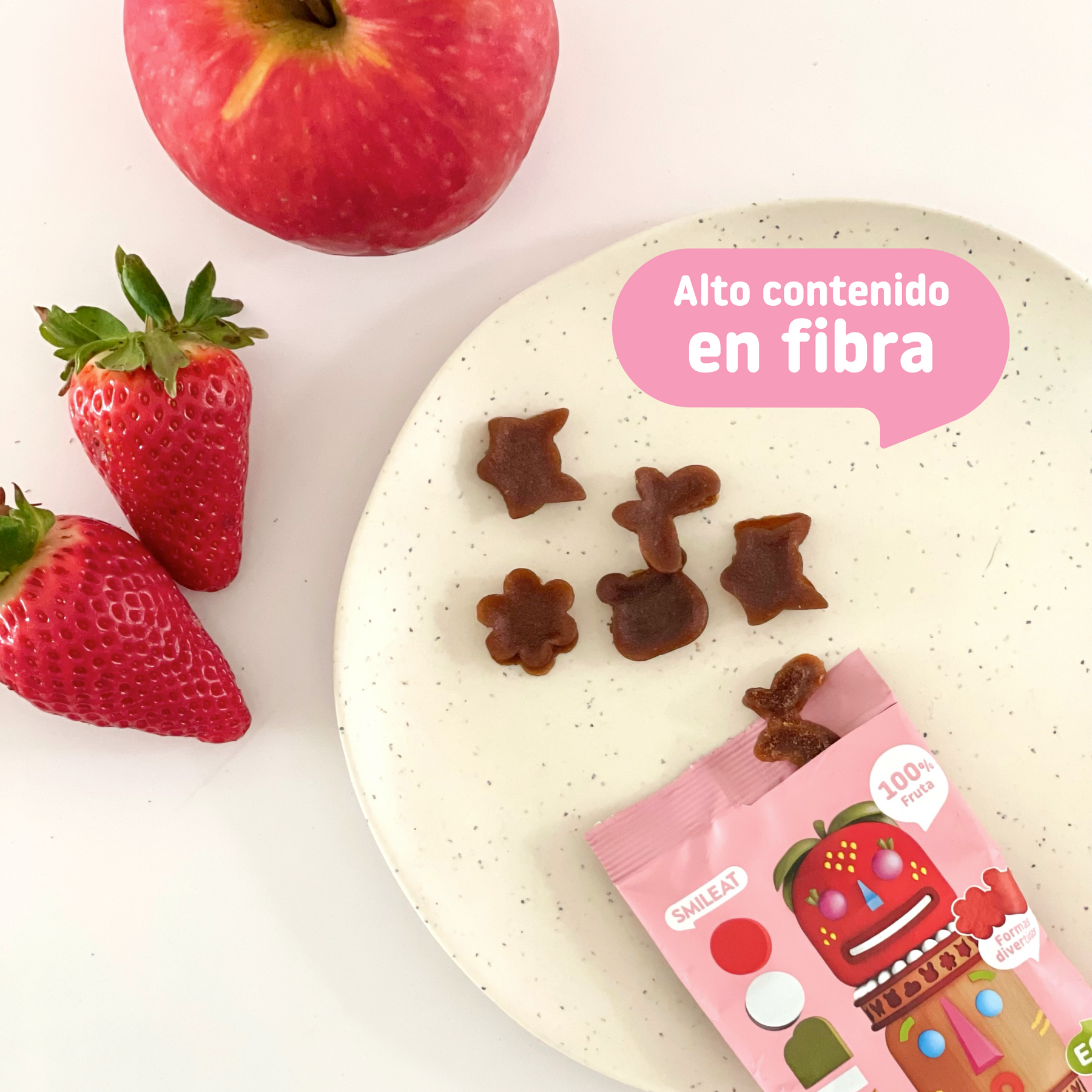 Snack TRIBOO de fresa y manzana