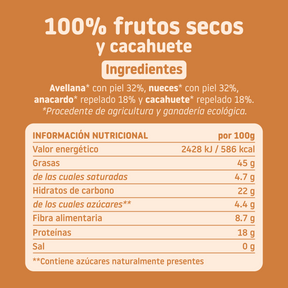 100% Frutos secos y cacahuete