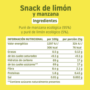 TRIBOO lemon and apple snack