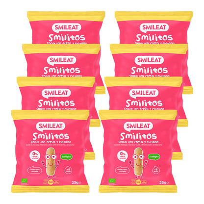 Smilitos Strawberry and Banana Pack (8-pack)