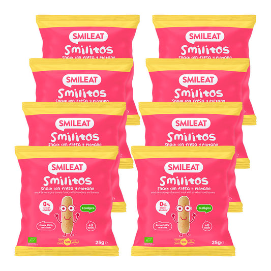 Smilitos Strawberry and Banana Pack (8-pack)